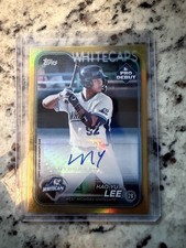 2025 Topps Pro Debut Hao-Yu Lee Gold Refractor Auto /50