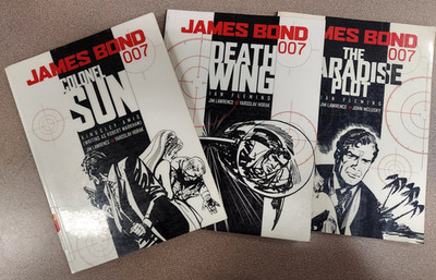 James Bond 007 The Paradise Plot, Colonel Sun & Death Wing (3 books)