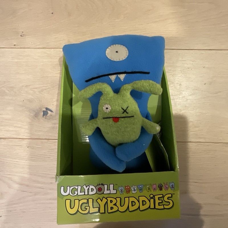 Uglydoll Uglybuddies Ox & Ice-Bat Plush Set in Box Small 6-14 in 2008