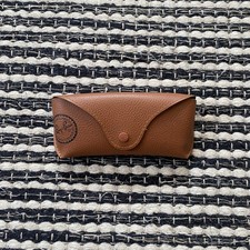 Ray-Ban Brown Black Sunglasses Snap Closed Carry Protection Hard Case