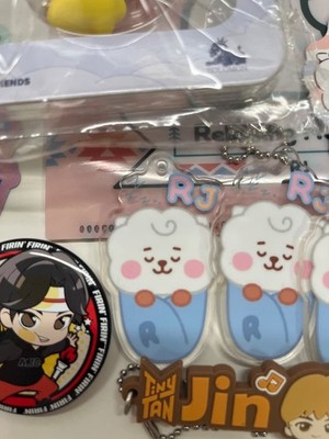 BTS BT21 TinyTAN JIN RJ Plush Keychain & Collectible Japan