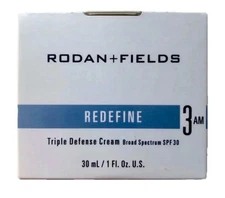 Rodan + Fields Redefine Triple Defense Cream Step 3 AM SPF30 New Sealed