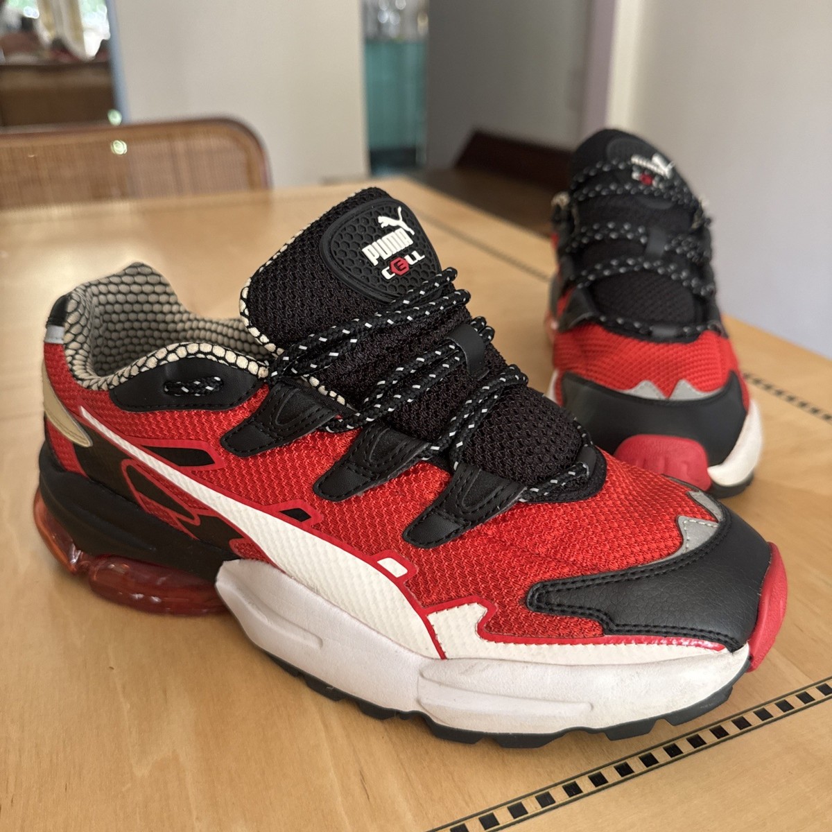 PUMA Cell Alien Kotto Red/Black Running Sneakers (369802-02) Mens