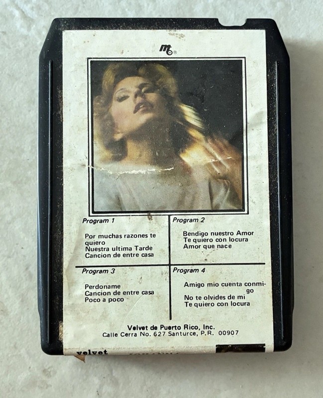 Johanna Rosaly - Amor Que Nace - 8 Track Cartridge Tape - Velvet Records