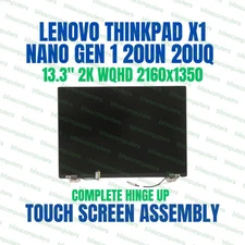 Lenovo ThinkPad X1 Nano Gen 1 Type 20UN 13" 2K Complete assembly Display Screen