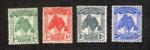Gilbert & Ellice Islands  - SG# 8 - 11 MH (rem)            /         Lot 0626086