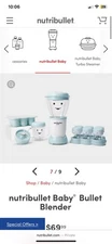 Nutribullet Baby Food Blender NBY50100 Blue