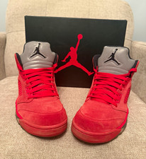 Jordan Air Jordan 5 Retro Mens High Top Lace-...