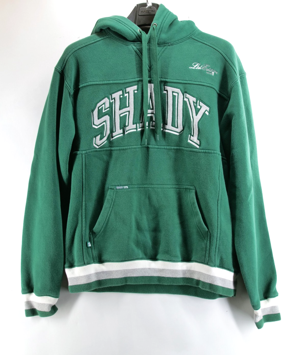 Shady Records D12 ロゴ スウェット 2XL ヴィンテージ　古着 Vintage Shady LTD Pullover Med Hoodie Green Eminem Shady Y2K Hip