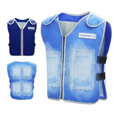 Cooling Vest for Men Women, Ice Reflective Vest with 24 PCS Ice Packs, Cool J...