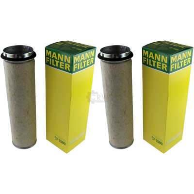 2x Original MANN-FILTER SekundärLuftfilter CF 1000