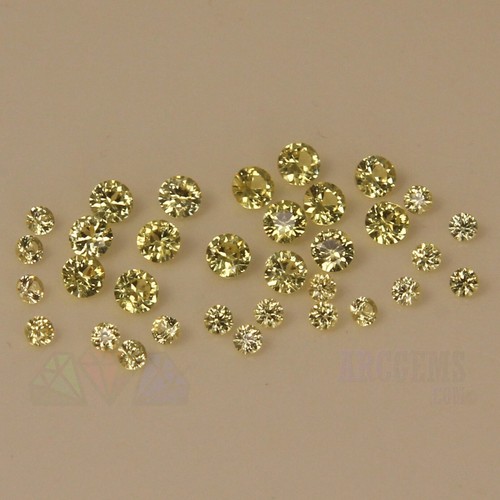 1x Natural Yellow Sapphire VS Round 1mm 1.5mm 2mm 3mm Loose Gemstone Ceylon Thai - Picture 28 of 31