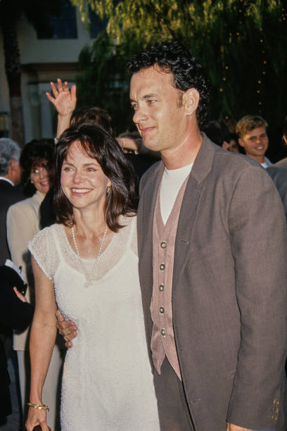 Sally Field with actor Tom Hanks Forrest Gump film premiere Paramo