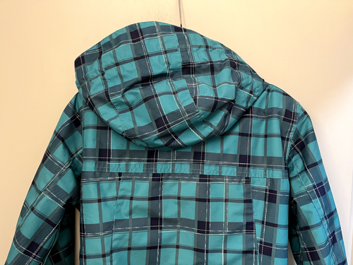 Burton Ski/Snowboarding Jacket, The White Collection, Green Plaid, Women's XS - Picture 8 of 13