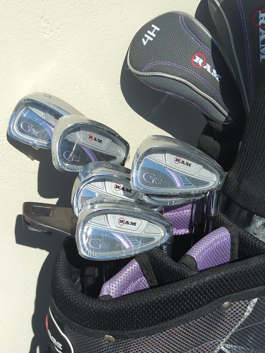 レディース　RAM G FORCE 11点フルセット　ラム　ゴルフ Ram G Force Tour Golf Club Set 11pcs Club Set. Ladies flex