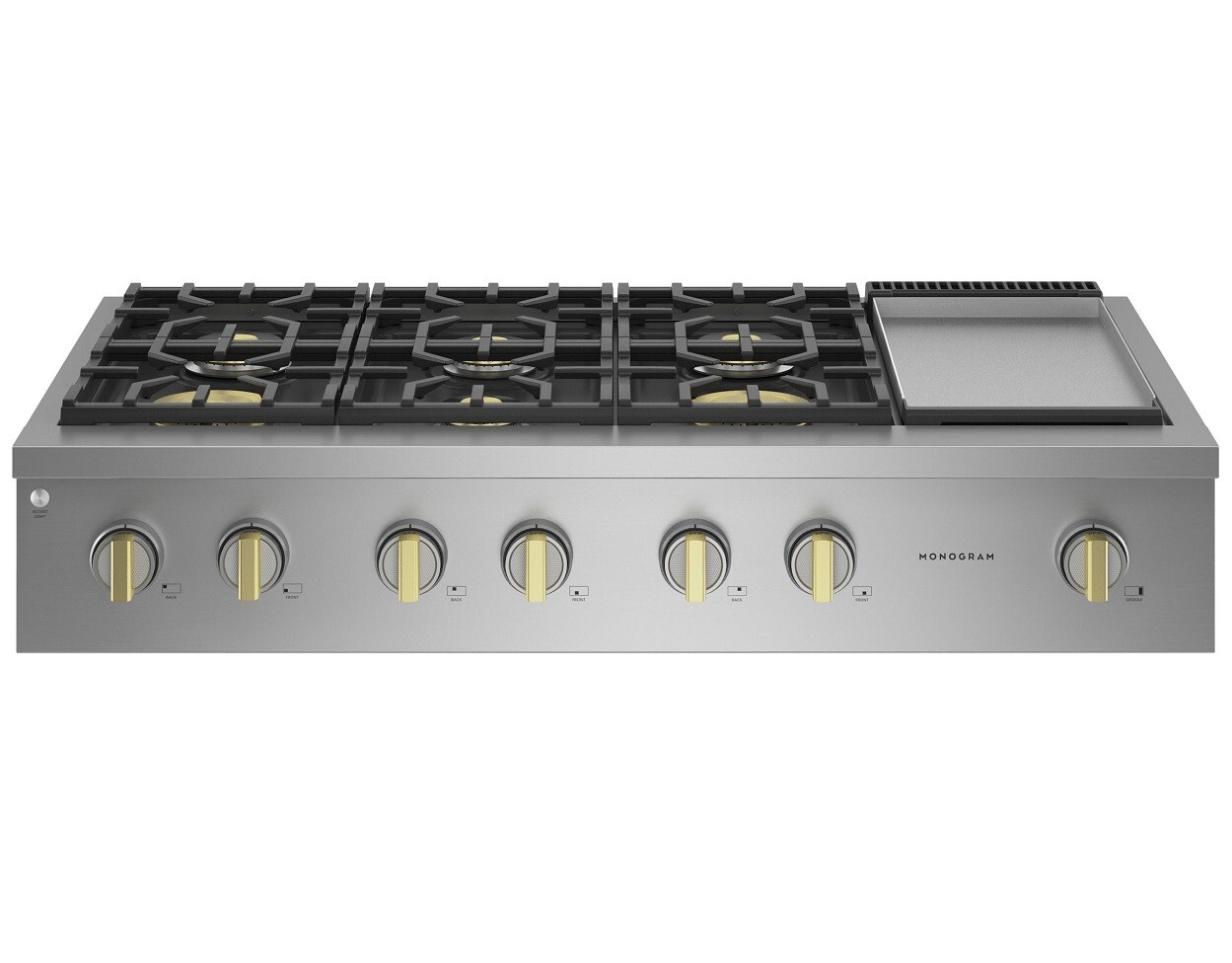 GE Monogram 48" W Professional 6Burner Gas Rangetop / Cooktop