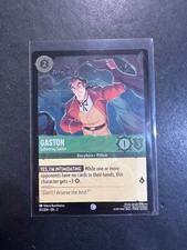 Disney Lorcana FOIL Rise Of The Floodborn Gaston Scheming Suitor Holo 83/204