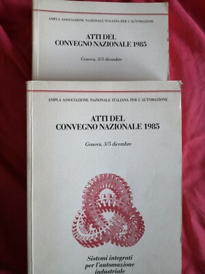 2 Bände:AKTEN DES NATIONALEN KONGRESSES 1985 - Genua 3./5. Dezember