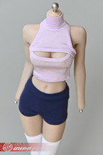 1/6 Open Chest Slim Clothes Fit For 12inch Female Phicen TBLeague Figure Body