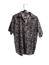 Vintage Triumph of California Button Down Short Sleeve Shirt L