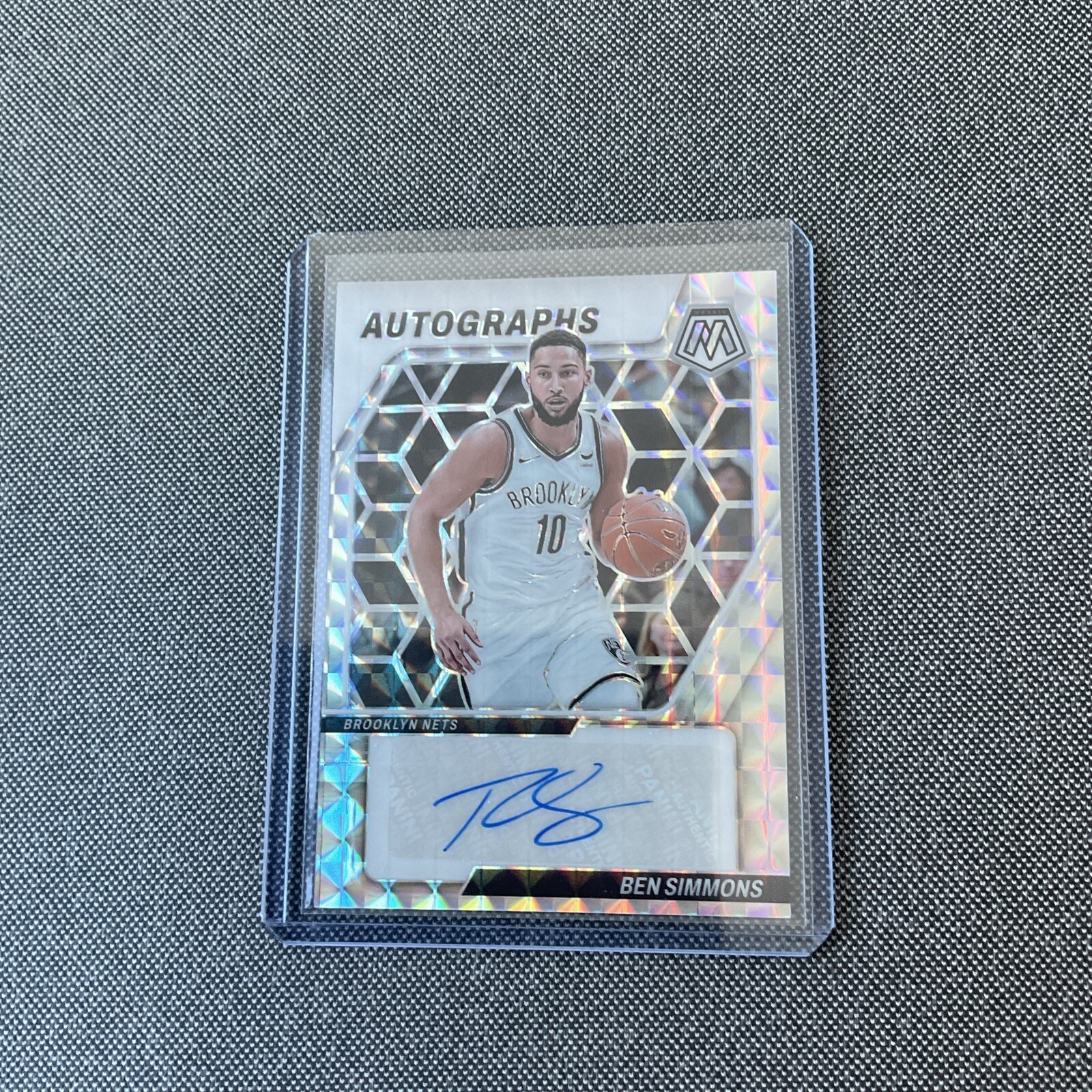 23-24 Panini Mosaic Ben simmons autograph card