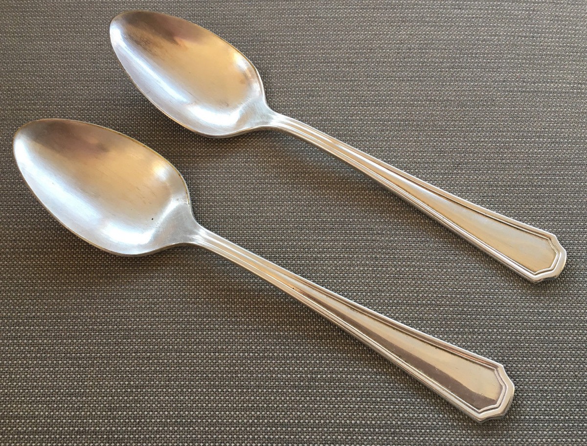 ソブリンヒル　バララットのティースプーン Florentine Silver Plate Silverplate Iced Tea/Beverage Spoon, Set of 8