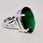 Chrome Diopside Gemstone,  925 Sterling Silver Jewelry, Handmade Ring