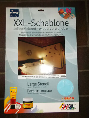 XXL Schablone Home Desing C.Kreul -Selbstklebend-Wiederverwendbar-neu