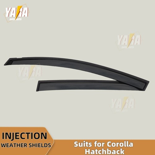 Injection Weather Shields Weathershield suitable for Corolla Hatchback 2007-2011 - Picture 6 of 7
