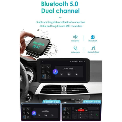 10.25inch Car Stereo Radio GPS Carplay For Mercedes Benz E Class W212 2010-2012 - Bild 16 von 21