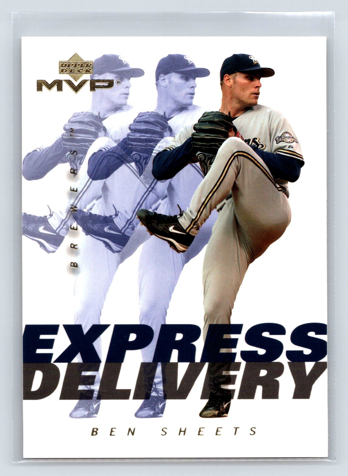 Ben Sheets 2003 Upper Deck MVP #ED10 Express Delivery Milwaukee Brewers 2-21