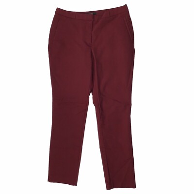 womens burgundy dress pants Daylight Glimmer Burgundy Wide Leg Pants