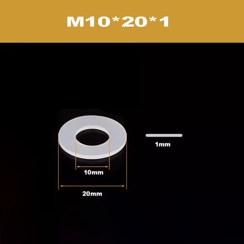 White Silicone Gasket/Waterproof And High-Temperature Sealing Element M2-M20 - Picture 47 of 66