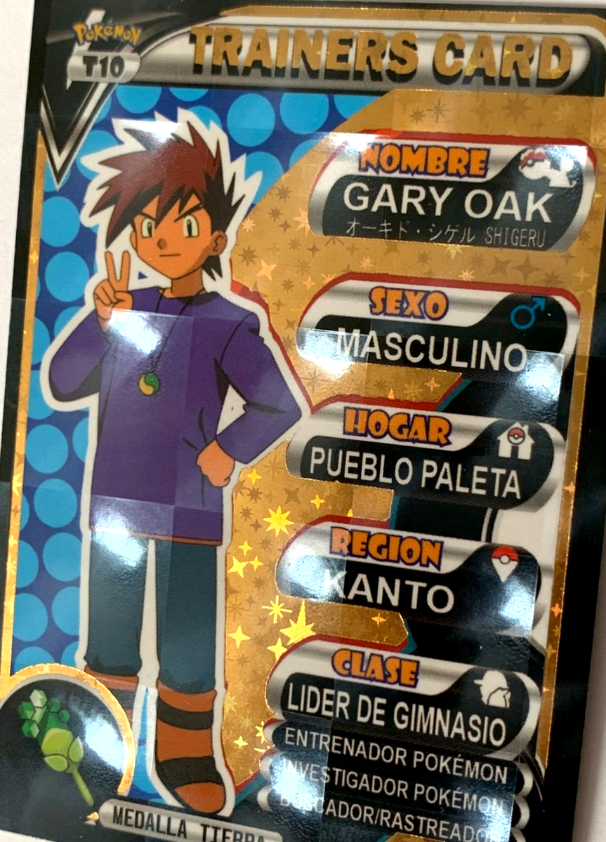 gary pokemon card Pokémon TV Animation #TV8 Oak Blue Logo 1st Print Puzzle ENG – AGS Collectibles Leonhart - GARY FROM PAWN