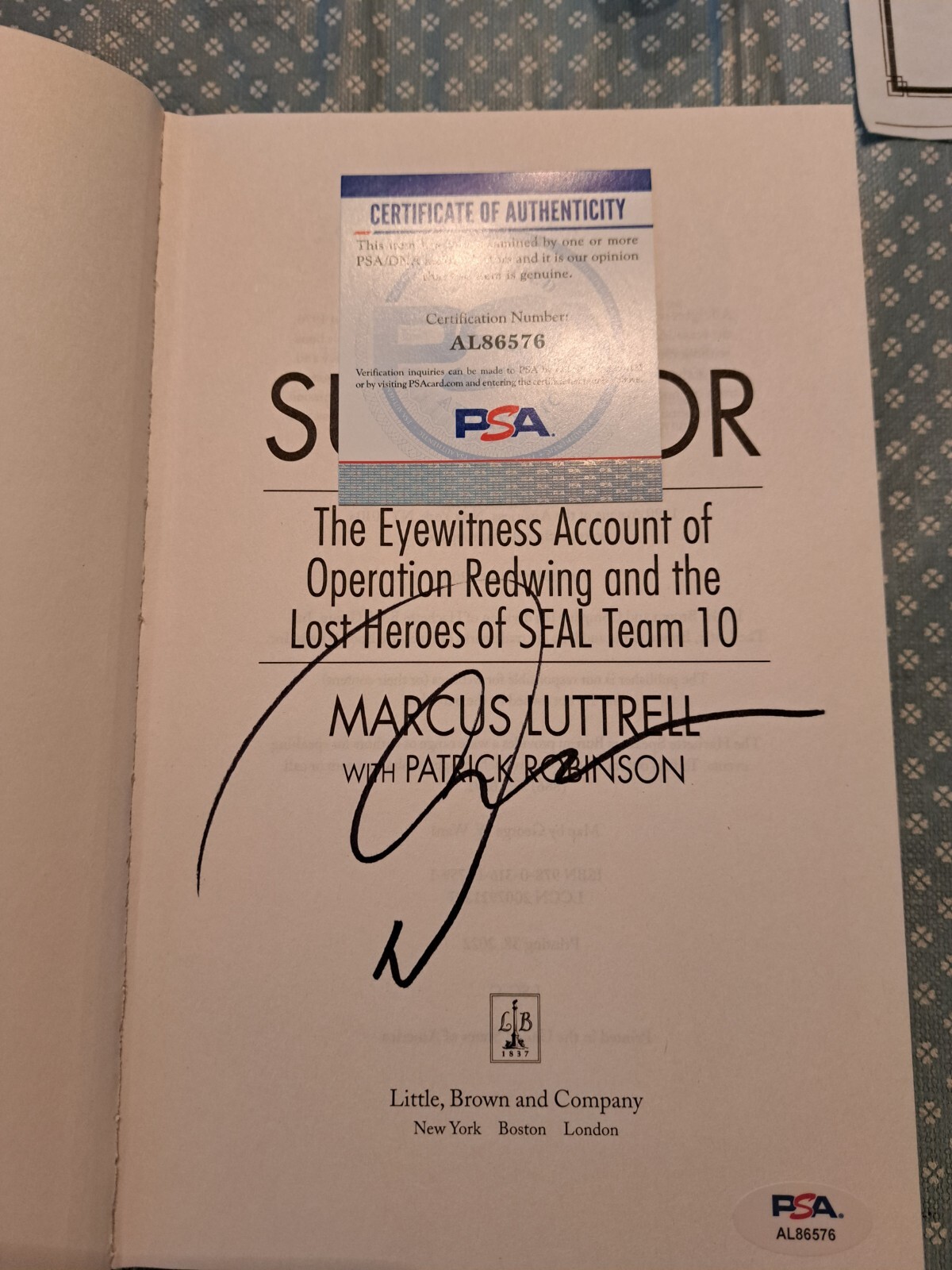 Seal Team 10 Marcus Luttrell