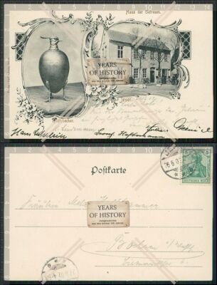 Postcard - Jever in Friesland - Lapwing Cup House of the Faithful - 1902 used