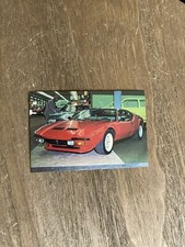 DE TOMASO PANTERA GTS  Super car card 6 Rare Japanese vintage F/S 82
