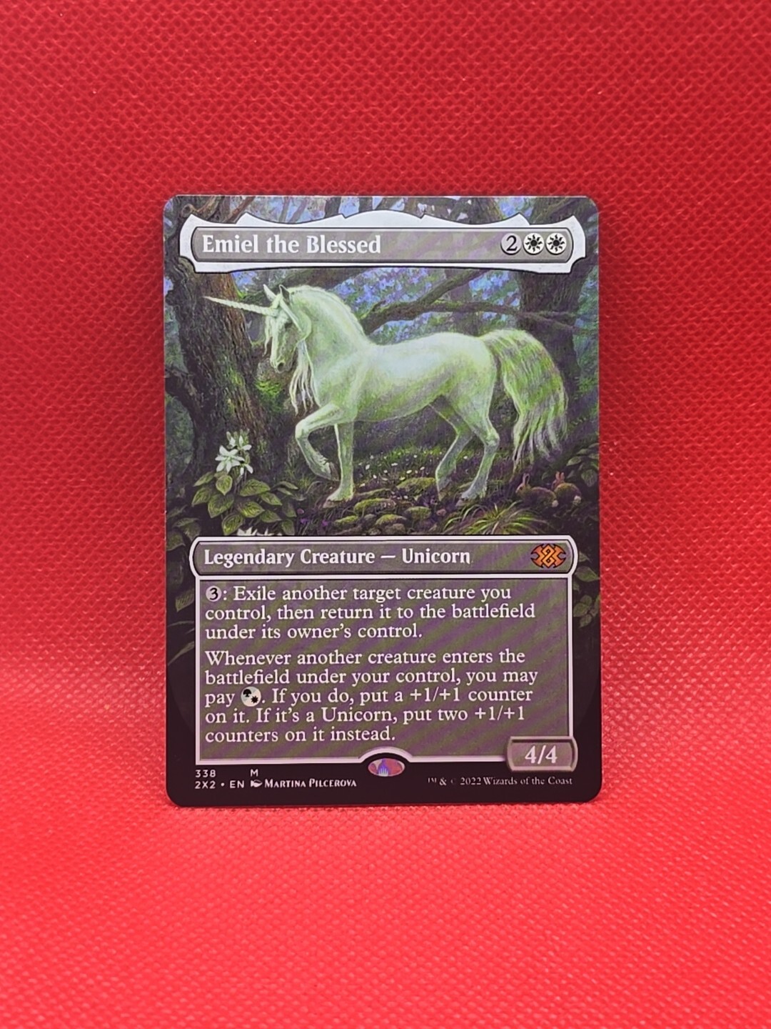 Emiel the Blessed Extended Art Double Masters 2022 Regular