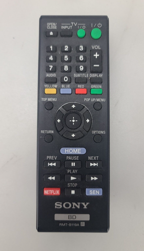 Telecomando Originale Sostitutivo Sony RMT-B119A Per Lettori Blu-ray
