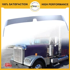 New 430 Stainless Steel Hood Shield Bug Deflector For 1991+ Freightliner Classic