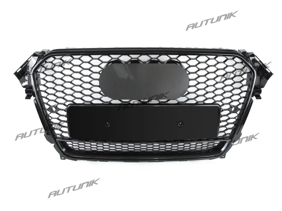 For Audi A4 S4 B8.5 2013-2015 2014 Mesh Grille Front Grill RS4 Quattro Style Foto 2 de 4