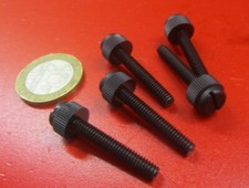 Nylon Black Plastic Thumb Screws: 8-32 x 1.0" Length, 25/64" Head Dia, 100 Pcs