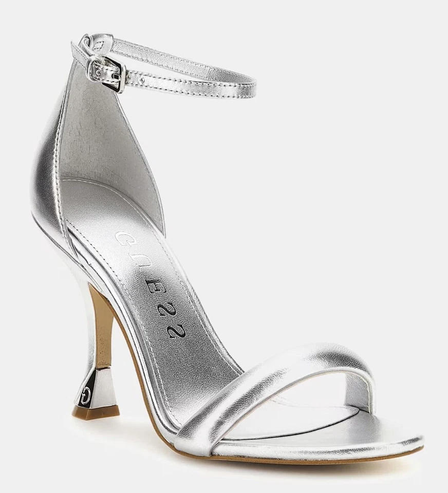 Sandali Guess "Kabecka" FLPKAB-LEM03 scarpe donna argento - Immagine 3 di 4