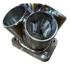304 Stainless Steel 4-1 Turbo Merge Collector T2 Flange 3mm Thick Tig Welded 304 Stainless Steel 4-1 Turbo Merge Collector T2 Flange 3mm Thick Tig Welded