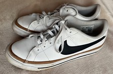 Nike Court Legacy Shoes Youth 4.5Y White Leather DA5380-102 Women Sneakers