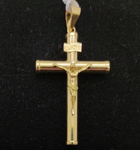 Pendentif Croix Vintage XL – Fantaisie Argentée – Bijou Ancien Taille Imposante
