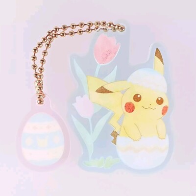 Pikachu Pokemon Center Happy Easter Basket Acryl Charm Collection From Japan