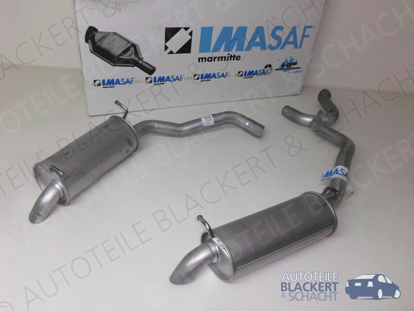 Imasaf Auspuff Endtopf-Set für Rover Range Rover 2.5 TD 1994-2002 | Duplex-image