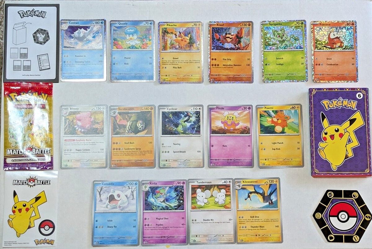 2023 McDONALD'S POKEMON - COMPLETE SET OF 15 CARDS + freebies READY TO SHIP