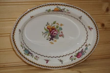 Spode Rockingham Y5194 Oval Vegetable Serving Bowl, 9 3/4" (Lot B)   (G2)